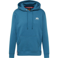 Alpha Industries Ανδρικό Φούτερ με Κουκούλα & Τσέπες Μπλε 196318-678