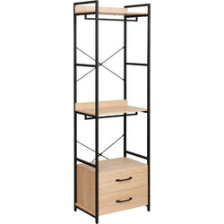 Liberta Βεστιάριο Ρούχων Φυσικό Χρώμα 60x40x200cm 18-0019
