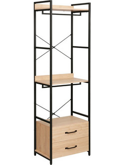 Liberta Βεστιάριο Ρούχων Φυσικό Χρώμα 60x40x200cm 18-0019