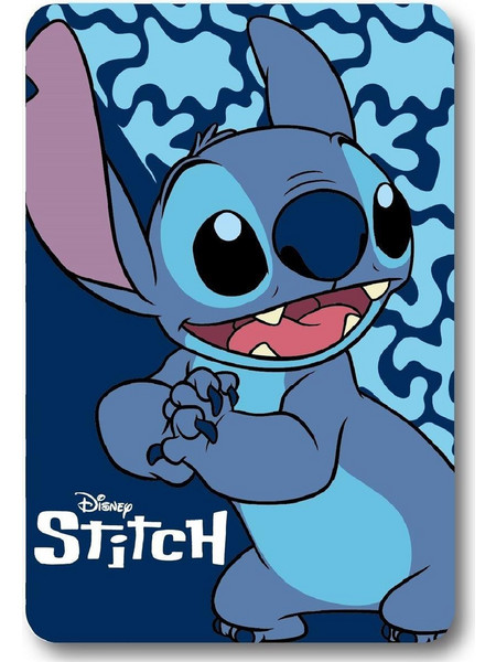 Dimcol Stitch 26 Κουβέρτα Κούνιας Fleece 100x140 Navy Μπλε Γαλάζια