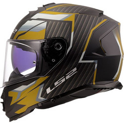 LS2 FF800 Storm II Tracker Black Golden Κράνος Μηχανής Full Face 1400gr