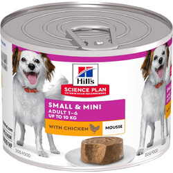Hill's Science Plan Small & Mini Adult with Chicken Mousse 4x200gr