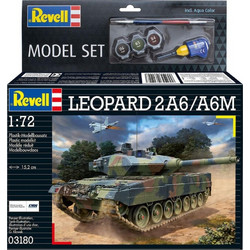 Revell Leopard 2 A6/A6M Συναρμολογούμενο Πλαστικό Μοντέλο Τανκ 1:72 63180