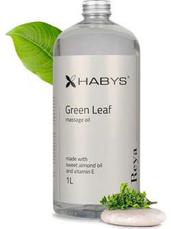 Habys Green Leaf Αμυγδαλέλαιο για Μασάζ 1lt
