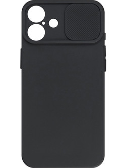 Powertech Camshield Soft Back Cover Black (iPhone 16 Plus)