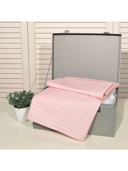 Baby Oliver Des 191 Πάνα Αγκαλιάς Χασέ Ροζ 75x75cm