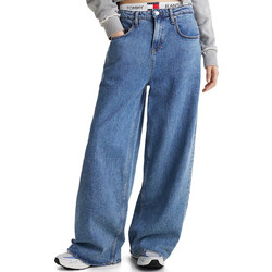 Tommy Jeans Charlie Γυναικείο Τζιν Παντελόνι Loose Εφαρμογή Μπλε DW0DW19755-1A5
