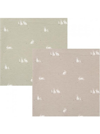 BimbiDreams Bunny Πάνες Αγκαλιάς από Μουσελίνα Εκρού 60x60cm 2τμχ