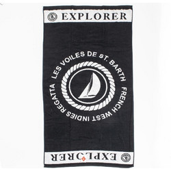 Linea Explorer Πετσέτα Θαλάσσης Μαύρη 90x170cm
