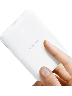 Charmast W1150 Power Bank 10000mAh 20W με Θύρα USB-A & Θύρα USB-C Quick Charge 3.0 & Power Delivery White
