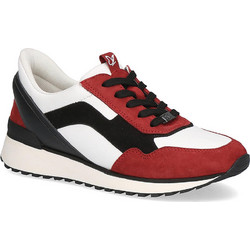Caprice Γυναικεία Sneakers Λευκά Κόκκινα 9-23700-43-197