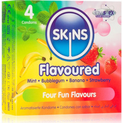 Skins Flavoured Προφυλακτικά με Γεύσεις 4τμχ