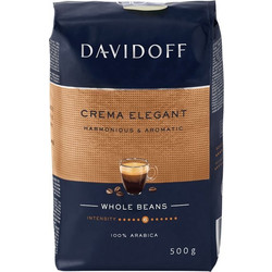 Davidoff Crema Elegant Καφές Espresso Arabica σε Κόκκους 500gr