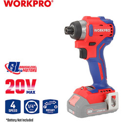 WP390100 Παλμικό Κατσαβίδι Μπαταρίας Brushless 20V Solo