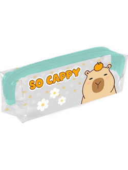 I-Total Capybara Κασετίνα Βαρελάκι Διαφανής XL1656F