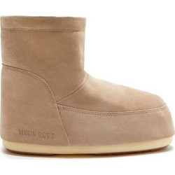 Moon Boot Γυναικεία Μποτάκια Χιονιού Suede Μπεζ με Γούνα 80D1409400-L003