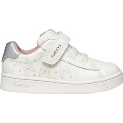 Geox Παιδικά Sneakers Λευκά Ασημί B455MA0BCQDC1151