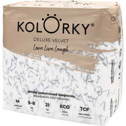 Kolorky Deluxe Velvet Love Live Laugh Πάνες 5-8kg 21τμχ