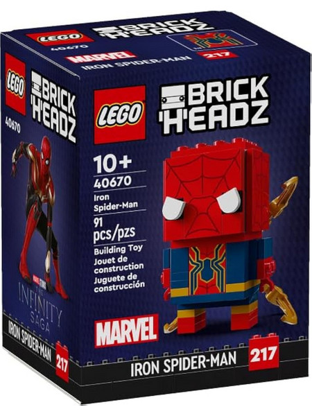 Lego BrickHeadz Marvel Iron Spider-Man για 10+ Ετών 40670