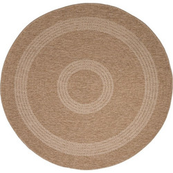 Royal Carpet Avanos Χαλί Στρογγυλό Καλοκαιρινό 200cm 8866 White