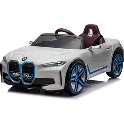 Skorpion Wheels BMW I4 Original License Ηλεκτροκίνητο Μονοθέσιο Παιδικό Αυτοκίνητο με Τηλεχειριστήριο 12V Λευκό