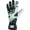 OMP Karting Gloves KS-3 White Black Green OMP Karting Gloves KS-3 White Black Green