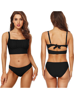 SUMMERtiempo Bikini Set Μπουστάκι Μαύρο 623070
