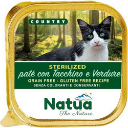 Natua Country Sterilised Grain & Gluten Free Pate with Turkey 100gr