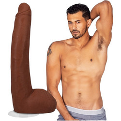 Doc Johnson Vac-U-Lock Alex Jones 30cm Brown