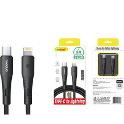 Andowl Q-SJ202 USB-C to Lightning Cable 1m Black