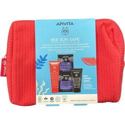 Apivita Bee Sun Safe Anti-Spot & Anti-Age SPF50 50ml + Black Detox Cleansing Gel 50ml + Sea Lavender Face Mask 2x8ml