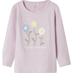 Name It Παιδικό T-Shirt Μακρυμάνικο Λιλά 13242747