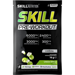 Skill Nutrition Pre-Workout Green Apple 16gr