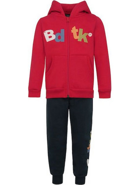 BodyTalk Παιδικό Σετ Φόρμας Κόκκινο Μαύρο 1242-732499-00300