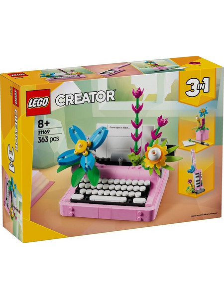 Lego Creator 3-in-1 Typewriter with Flowers για 8+ Ετών 31169