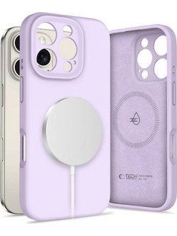 Tech-Protect Liquid Silicone MagSafe Back Cover Mauve (iPhone 16 Pro)