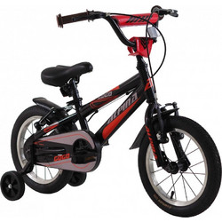 Alpina Gogo 2024 Παιδικό Ποδήλατο BMX 18" Μαύρο Κόκκινο