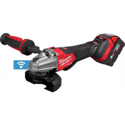 Milwaukee 4933493553 Γωνιακός Τροχός Μπαταρίας 18V 125mm με Ρύθμιση Στροφών 2x5Ah