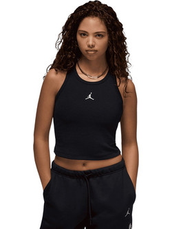 Jordan ESS+ Tank Γυναικείο Αθλητικό Crop Top Μαύρο HF9474-010