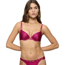 Triumph Crazy Stupid Love Σουτιέν για Βαθύ Ντεκολτέ Push Up με Μπανέλα Φούξια 10222374-3349
