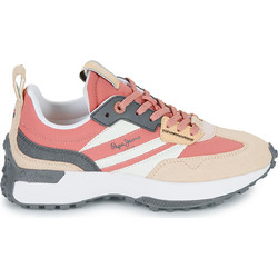 Pepe Jeans Lucky Mains Γυναικεία Sneakers Μπεζ Κοραλί PLS60038-193
