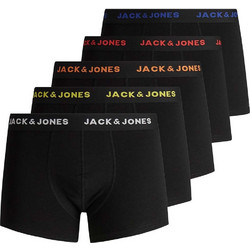 Jack & Jones Ανδρικά Μποξεράκια Σετ 5Pack Μαύρα 12167028