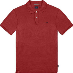 Double Ανδρική Μπλούζα Polo Κοντομάνικη Κόκκινη PS-3032