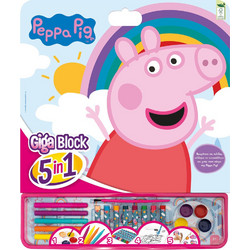AS Company Peppa Pig Σετ Ζωγραφικής 42x1.2x35cm 21τμχ 1023-62751