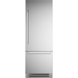 Bertazzoni REF755BBRXTT/24 Εντοιχιζόμενος Ψυγειοκαταψύκτης 440lt Full No Frost Υ205xΠ74.9xΒ63.5cm Inox