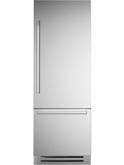 Bertazzoni REF755BBRXTT/24 Εντοιχιζόμενος Ψυγειοκαταψύκτης 440lt Full No Frost Υ205xΠ74.9xΒ63.5cm Inox