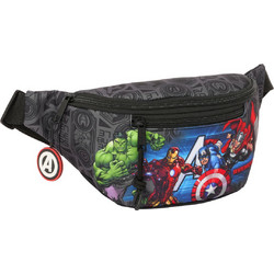 Safta The Avengers Vendetta Παιδικό Τσαντάκι Μέσης Ανθρακί 812579446