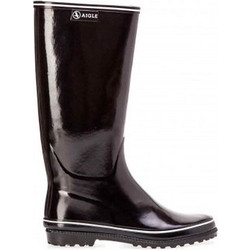 Aigle Venise Γαλότσες Εργασίας Γονάτου Μαύρες AGL32-00722-24519-NOIRBLANC