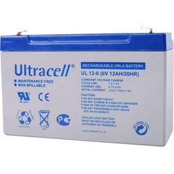Ultracell UL12-6 Μπαταρία VRLA 6V 12Ah