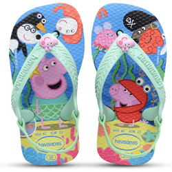 Havaianas Baby Peppa Pig Παιδικές Σαγιονάρες για Κορίτσι Γαλάζιες Πράσινο Mint Ροζ 4145980-1056